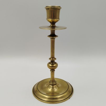 Подсвечник на одну свечу, латунь, Западная Европа, 1930-1950 гг.