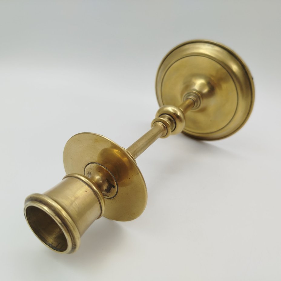 Подсвечник на одну свечу, латунь, Западная Европа, 1930-1950 гг.