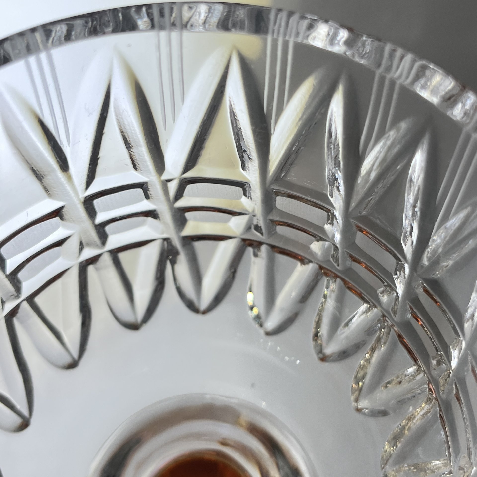 Бокал "Олимпийские", автор Верин С.П., хрусталь, алмазная грань, Гусевской хрустальный завод (Гусь-Хрустальный), СССР, 1978-1980 гг.