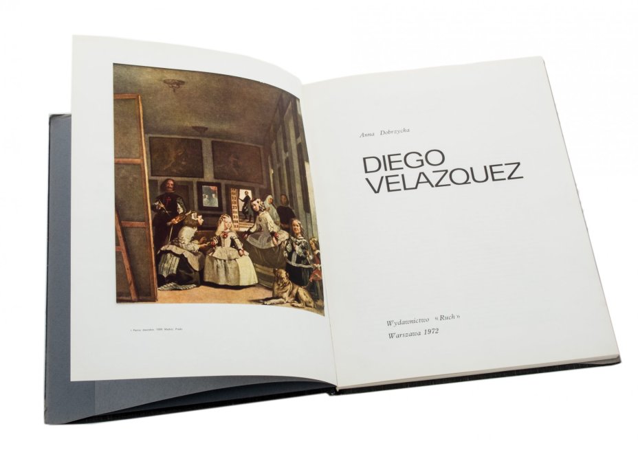 Dobrzycka Anna "Diego Velazquez" (на польском языке), бумага, печать, "Ruch", Варшава, Польша, 1972 г.