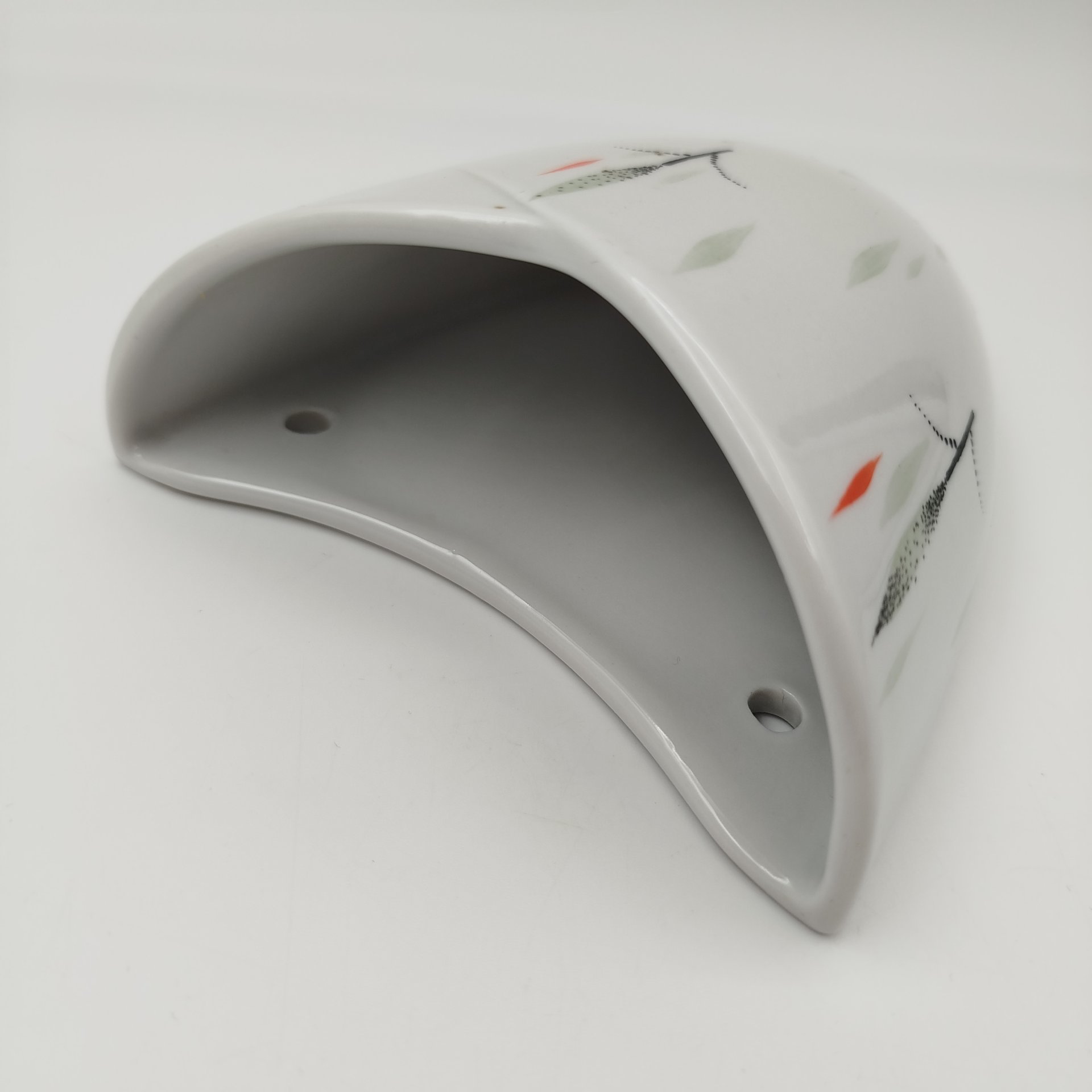 Кашпо подвесное, фарфор, роспись, Ленинградский фарфоровый завод (ЛФЗ), СССР, 1960-1980 гг.