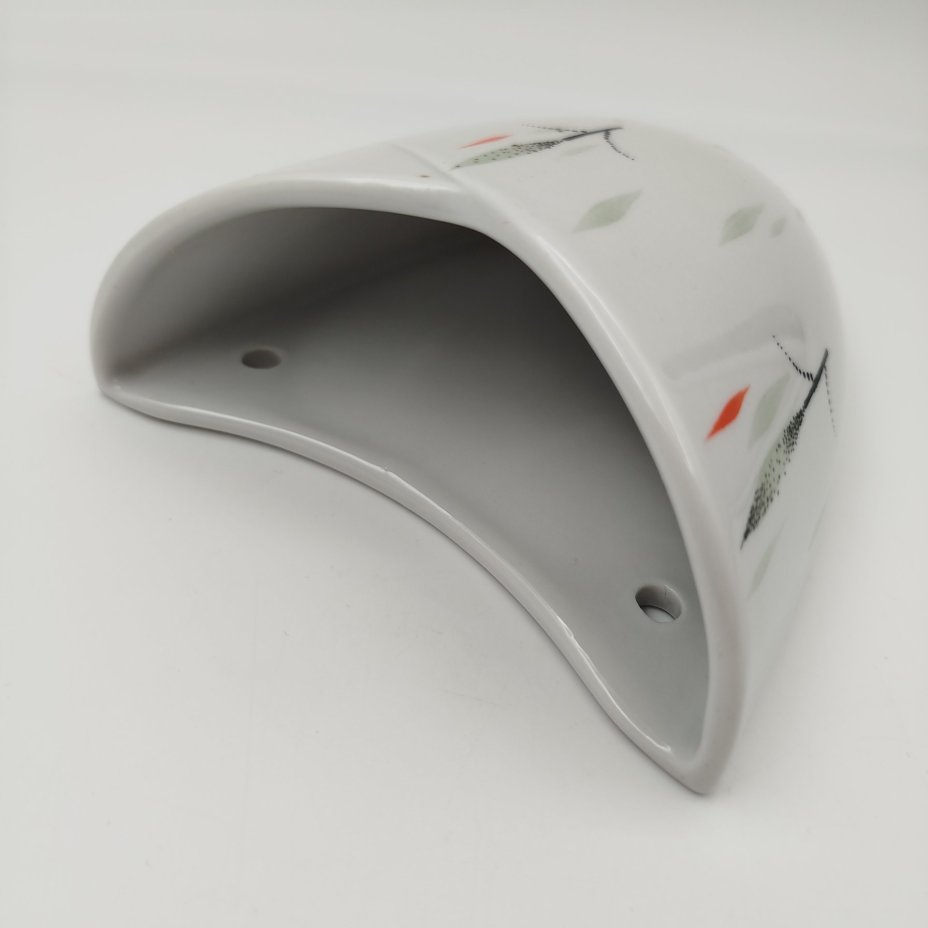 Кашпо подвесное, фарфор, роспись, Ленинградский фарфоровый завод (ЛФЗ), СССР, 1960-1980 гг.