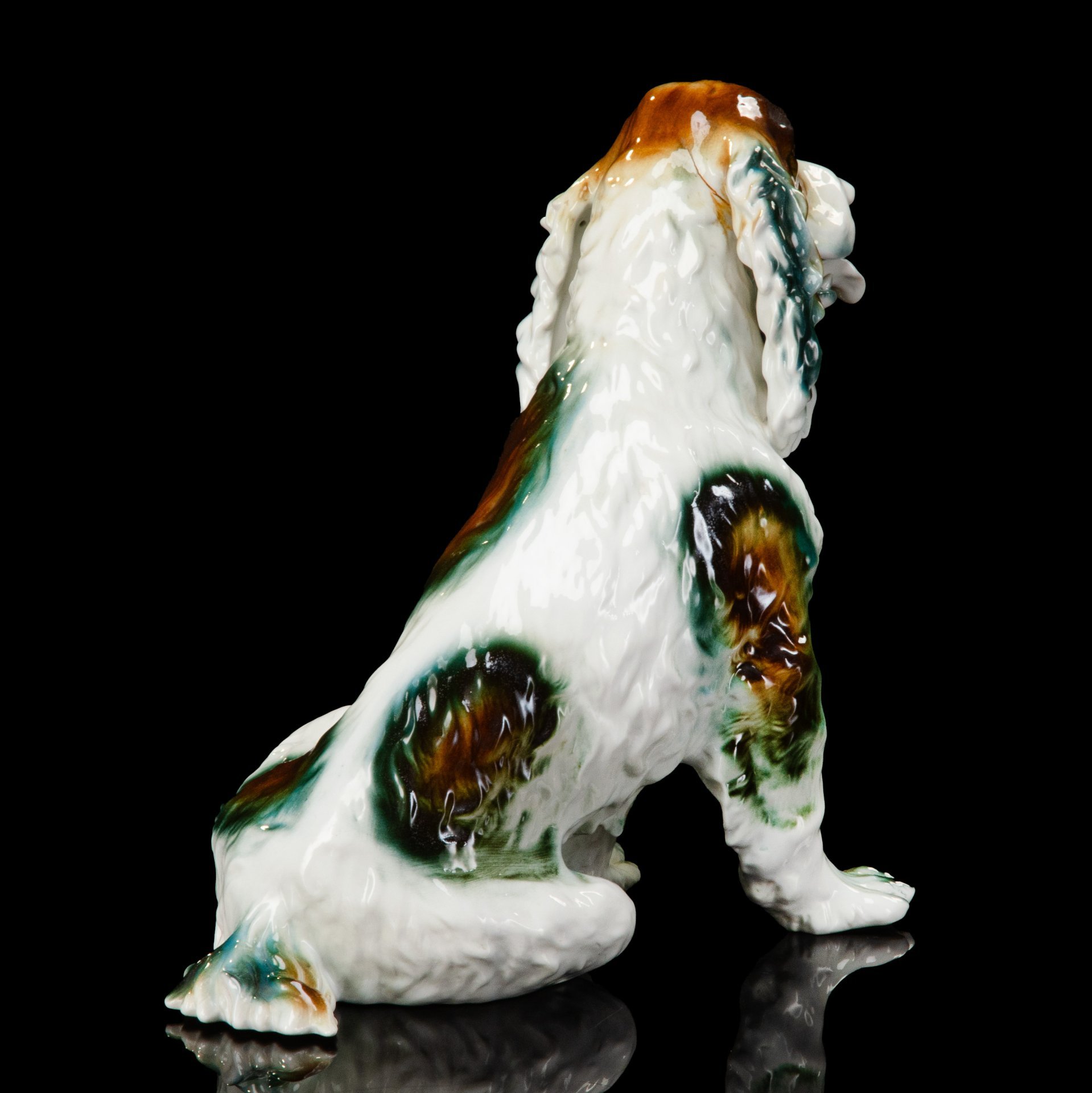 Статуэтка "Кокер-спаниель", фарфор, роспись, Cluj-Napoca Porcelain, Cluj-Napoca Porcelain