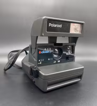 Фотоаппарат мгновенной печати "Polaroid 636 Close Up" в оригинальной коробке, пластмасса, Великобритания, 1980-1990 гг., Polaroid