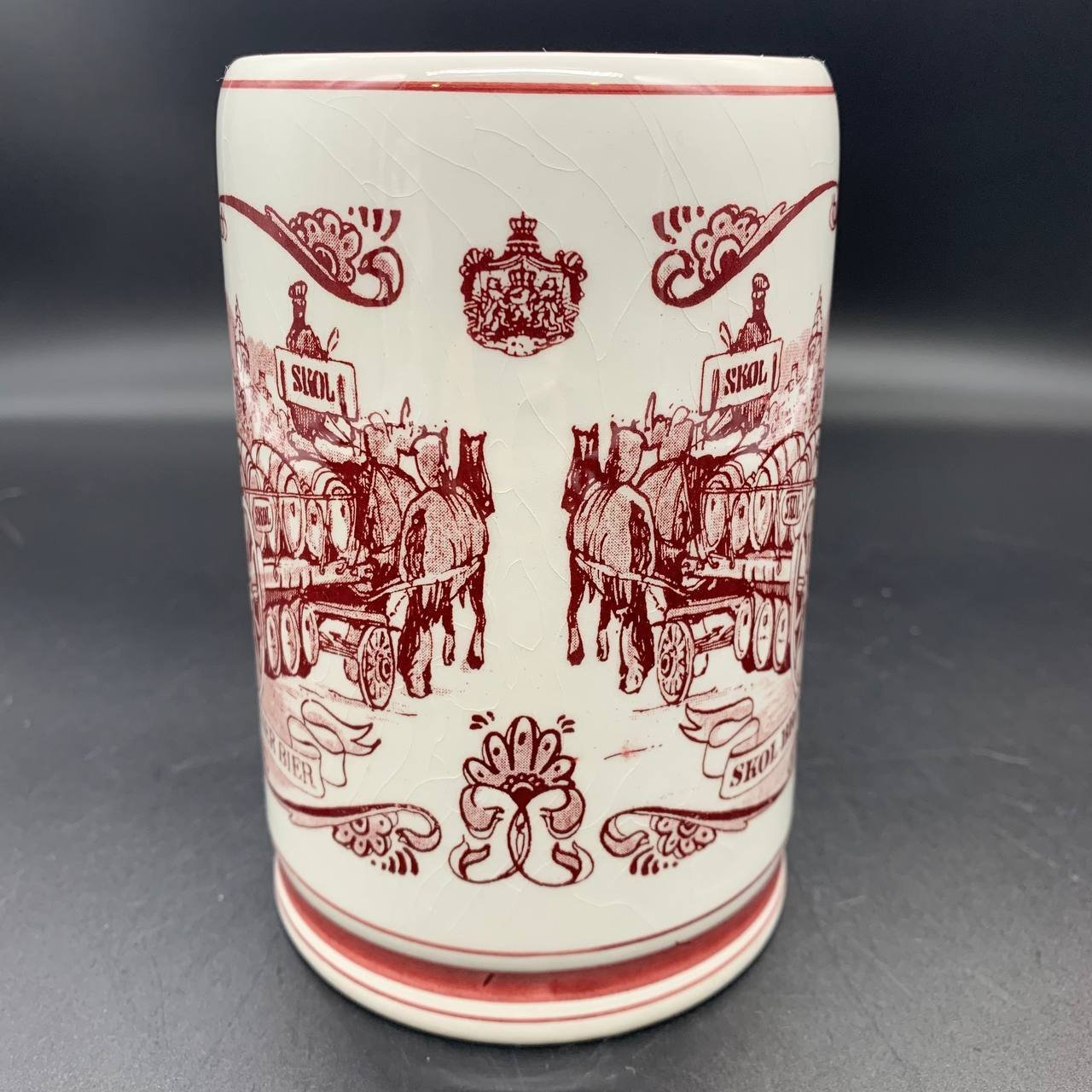 Пивная кружка c изображением пивоварен "Skol Brouwerijen", Delftsche Huys