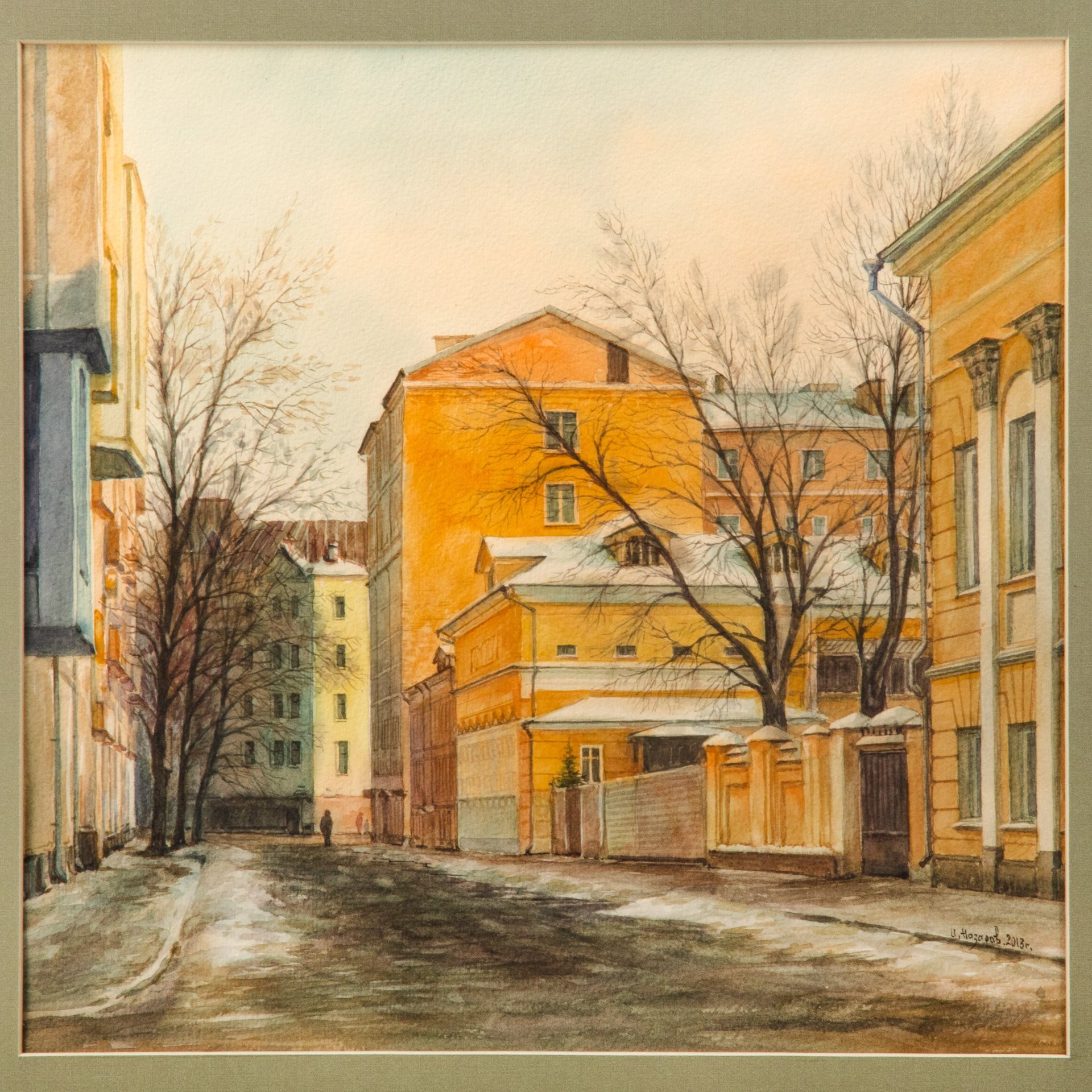 И.В. Назаров "Москва. Переулок на Пятницкой"