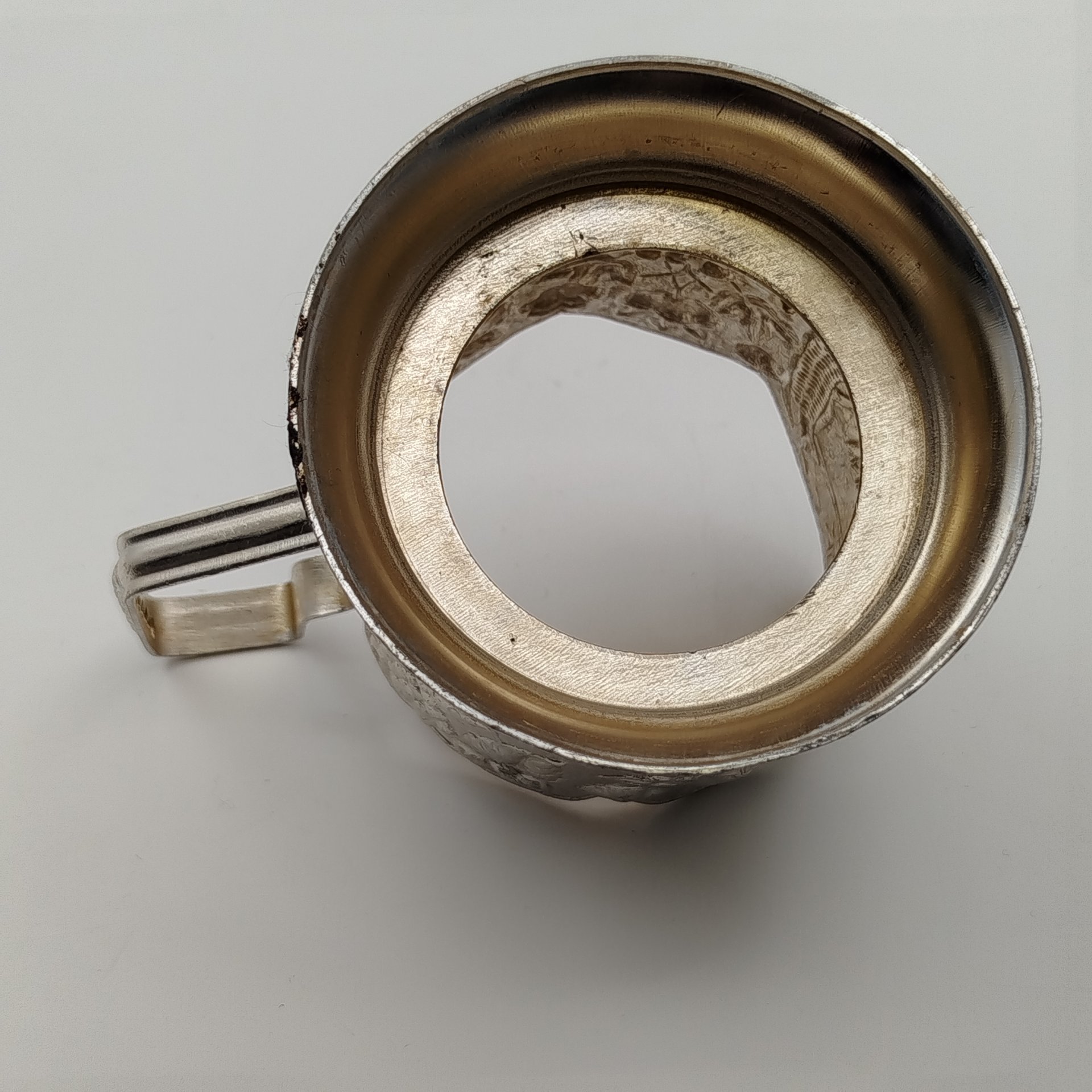 Подстаканник "Комбайнерский" ("Серп и молот"), алюминий, СССР, 1970-1990 гг.