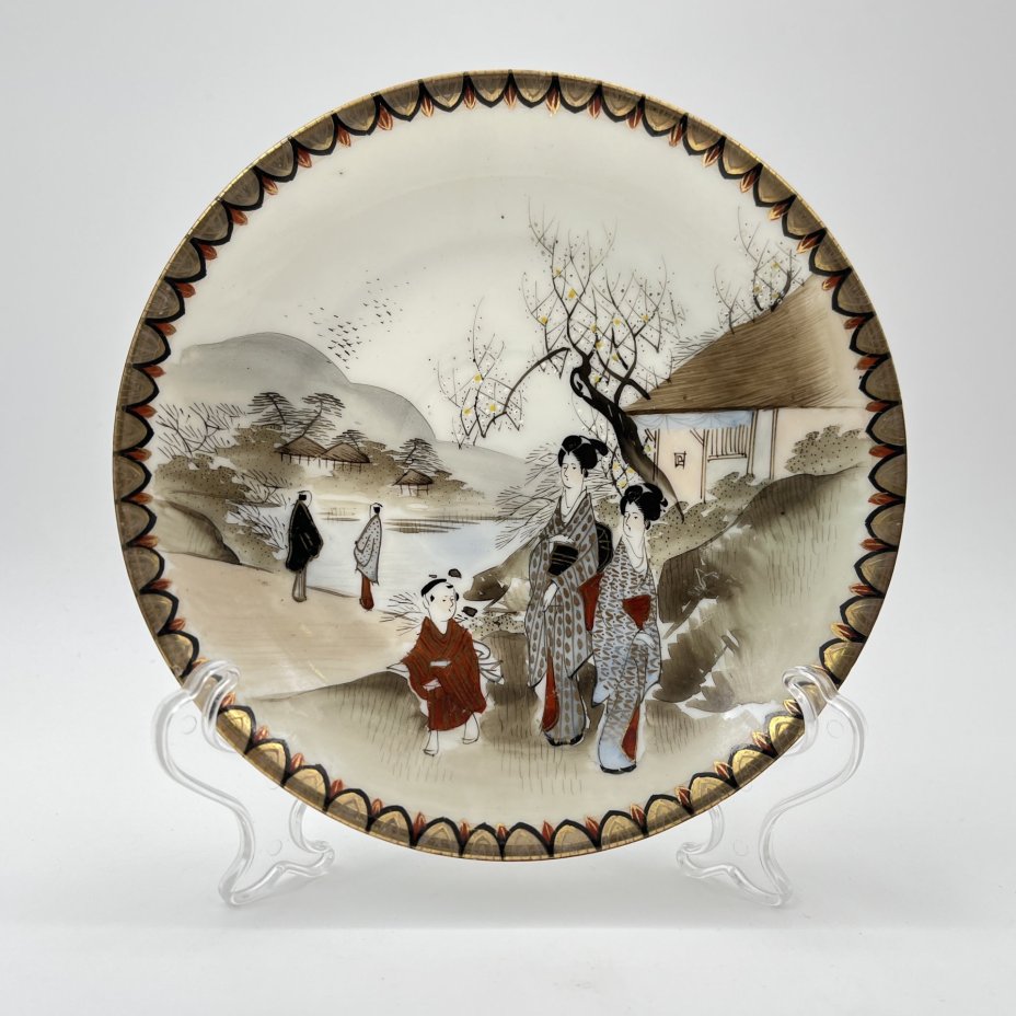 Чайное трио "Прогулка гейш ранней весной"