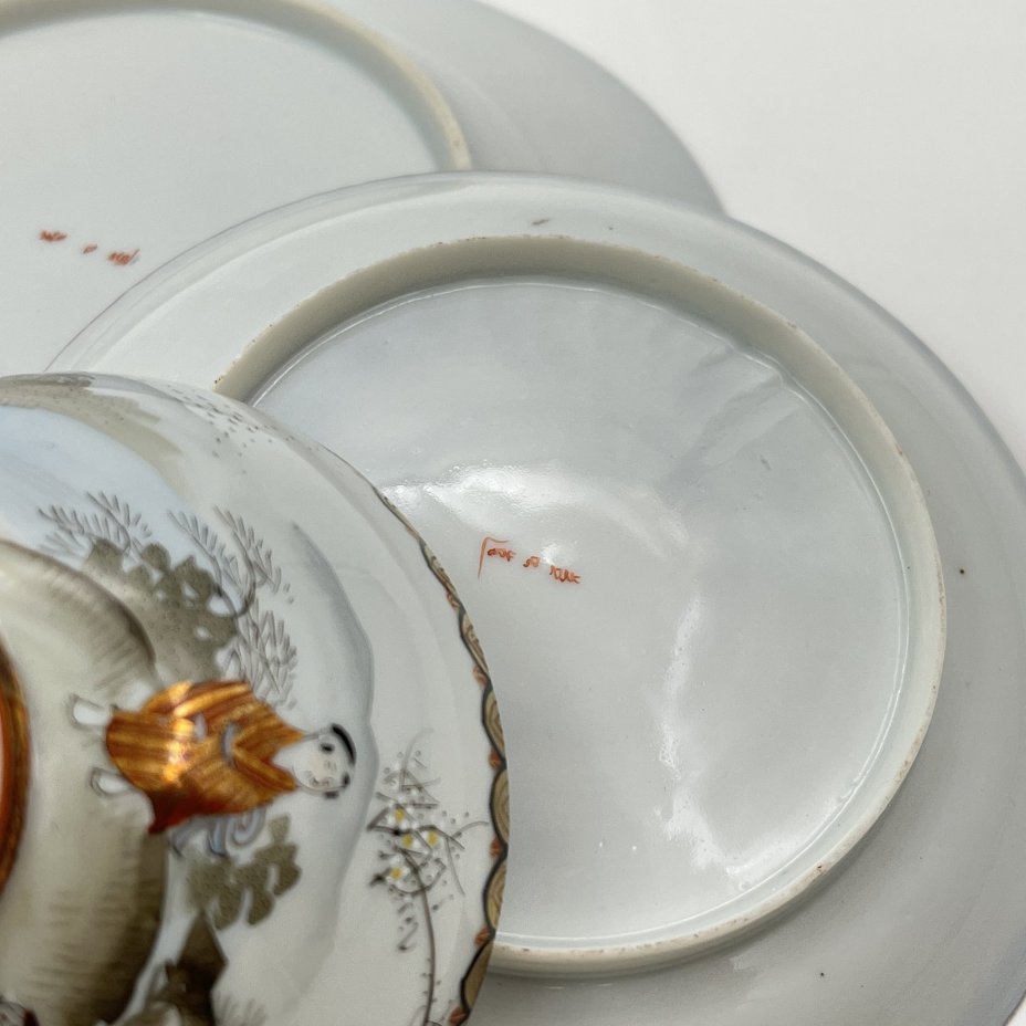 Чайное трио "Прогулка гейш ранней весной"