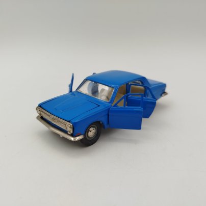 Модель автомобиля "Волга ГАЗ-24-02", №А14  в родной коробке в масштабе 1:43, металл, краска, полимерный материал, картон, Саратовский завод «Тантал», СССР, 1986 г., Саратовский завод «Тантал»