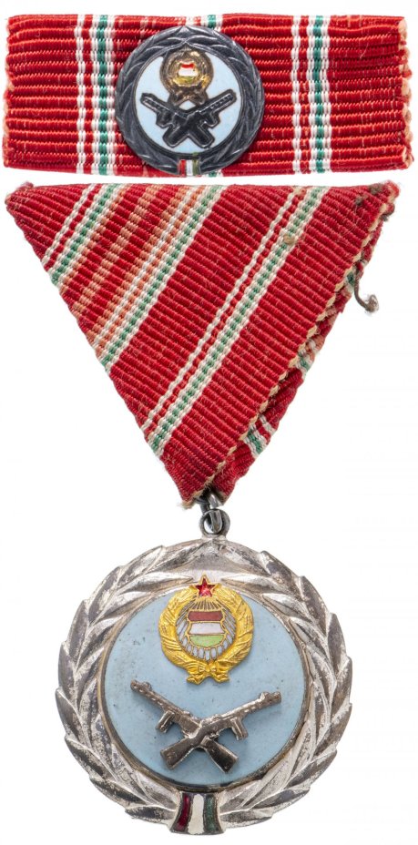 Венгрия Медаль За отличную службу. 2 тип (1957 г.), в оригинальном футляре