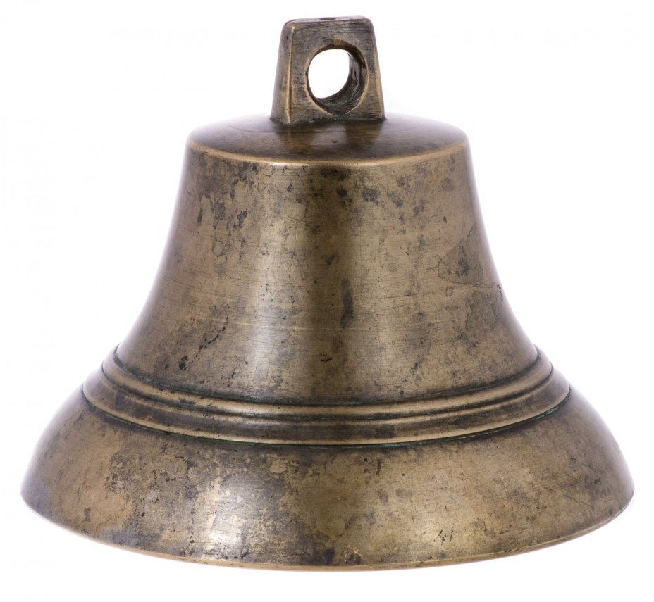Колокольчик поддужный большой, бронза, литье, Российская Империя, 1870-1890 гг.
