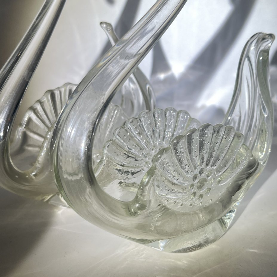 Пара салфетниц "Лебеди"