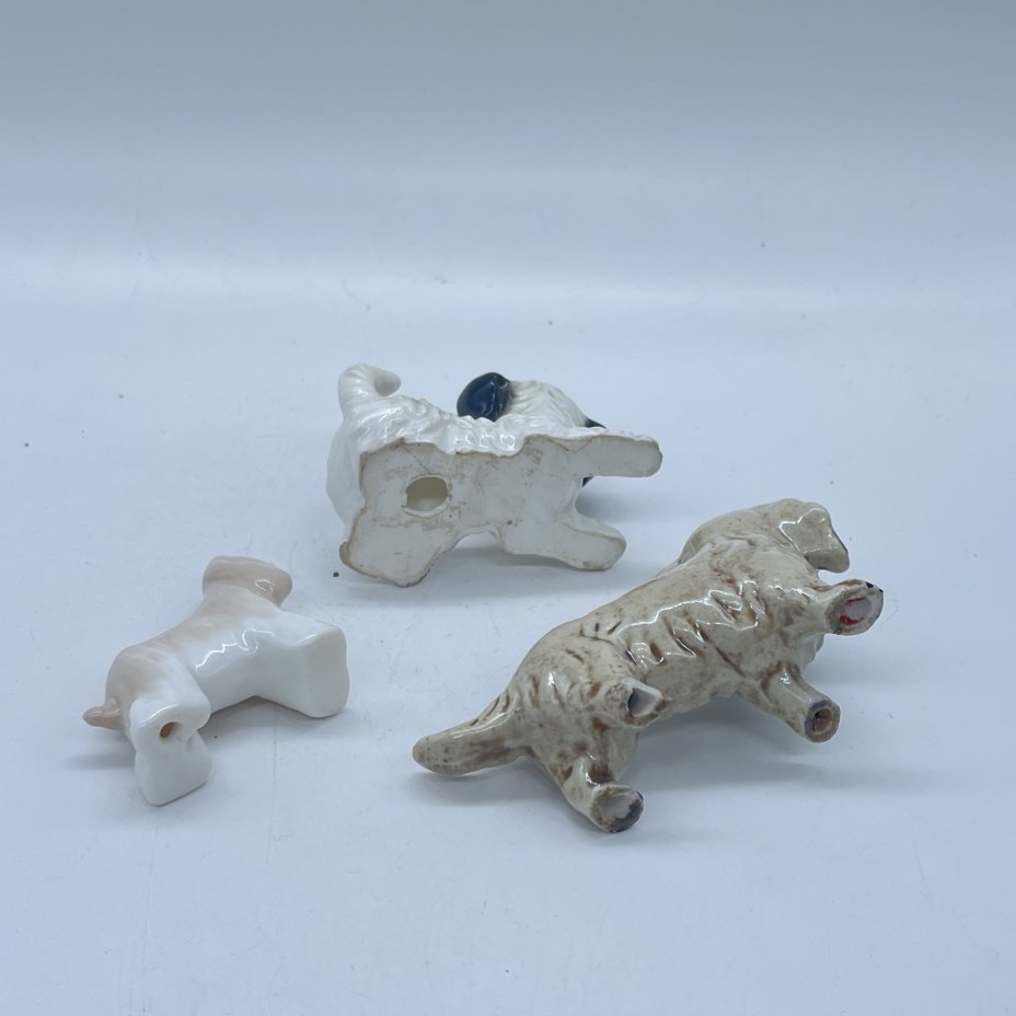 Набор из 3 статуэток собак в подборе