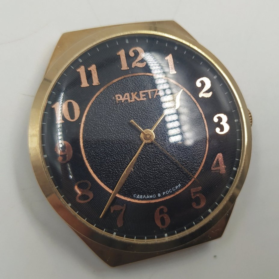 Часы наручные мужские «Ракета», металл, стекло, Петродворцовый часовой завод «Ракета», Российская Федерация, 1995-2010 гг.