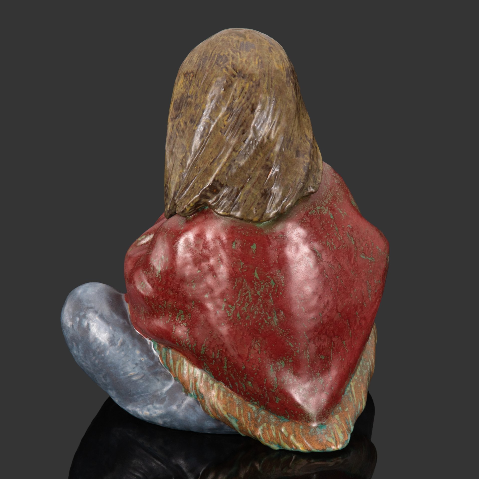 Скульптура "Loyal Companion" ("Верный спутник"), скульптор Antonio Ramos, фарфор, роспись, Lladro, Испания, 1997 г.