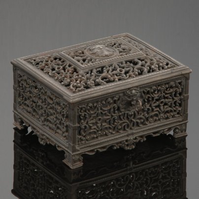 Шкатулка с ажурным декором, Каслинский чугунолитейный завод (Касли)