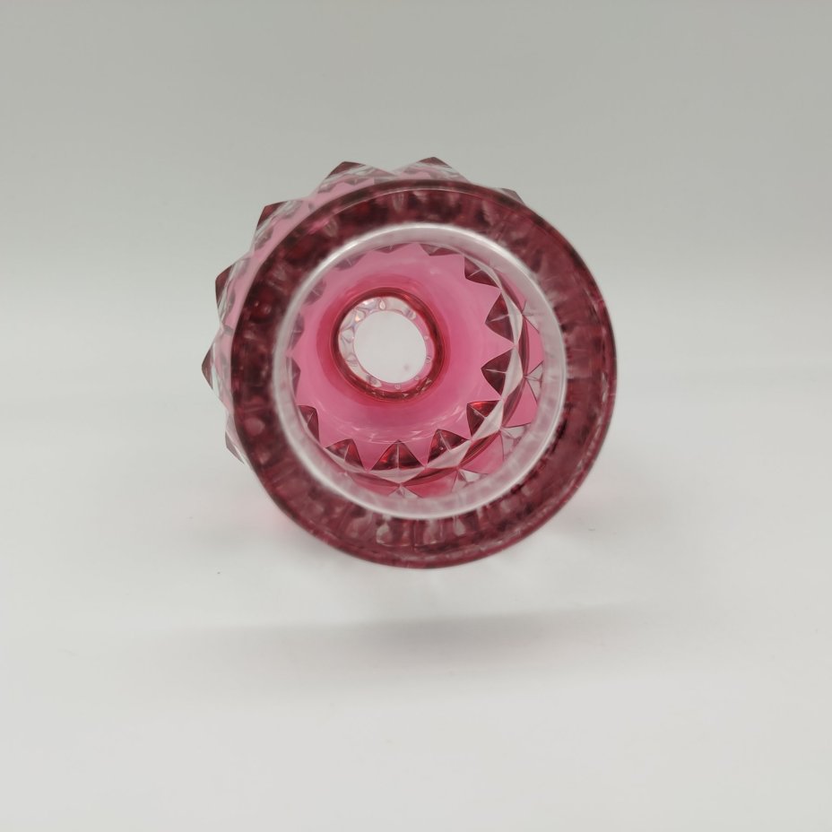 Флакон (вазочка), хрусталь, нацвет, Val Saint Lambert, Бельгия, 1960-1980 гг.