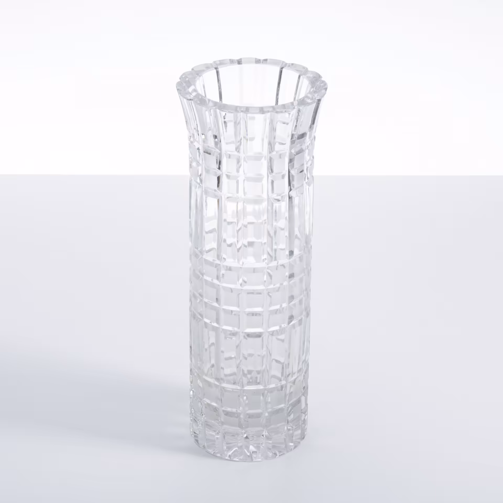 Ваза для цветов, хрусталь, алмазная грань, СССР, 1970-1990 гг.