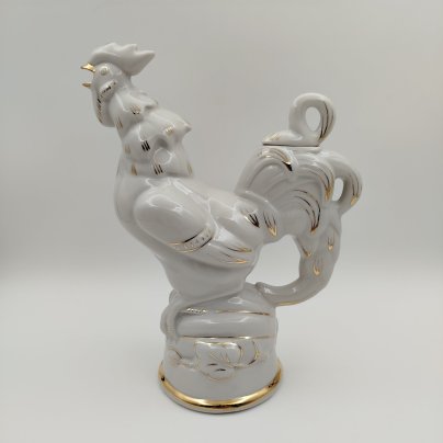 Штоф "Петух", фарфор, золочение, Городницкий фарфоровый завод, СССР, 1960-1970 гг., Городницкий фарфоровый завод