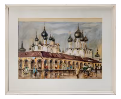 Картина "Ростов Великий", неизвестный художник