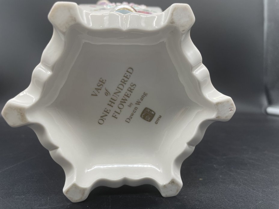 Ваза "Сто цветов", дизайнер Dawen Wang, мануфактура "Franklin Mint"