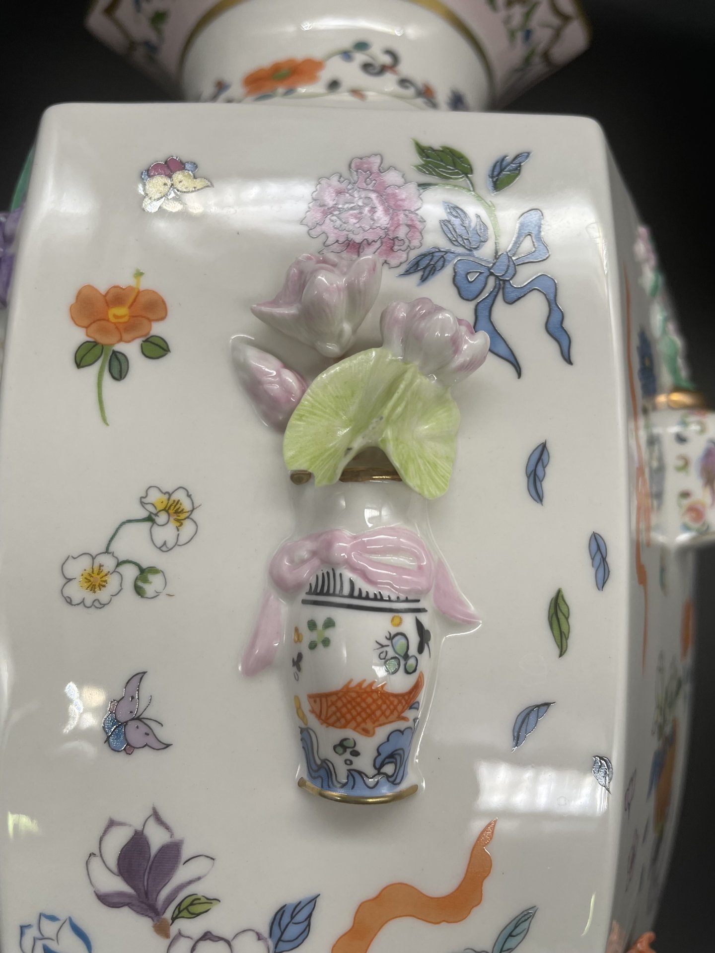 Ваза "Сто цветов", дизайнер Dawen Wang, мануфактура "Franklin Mint"