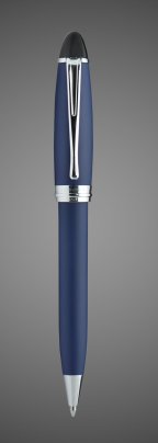 Шариковая ручка Aurora Ipsilon Satin Royale Blue CT, в подарочной коробке, Лаки и смолы: смола, хром