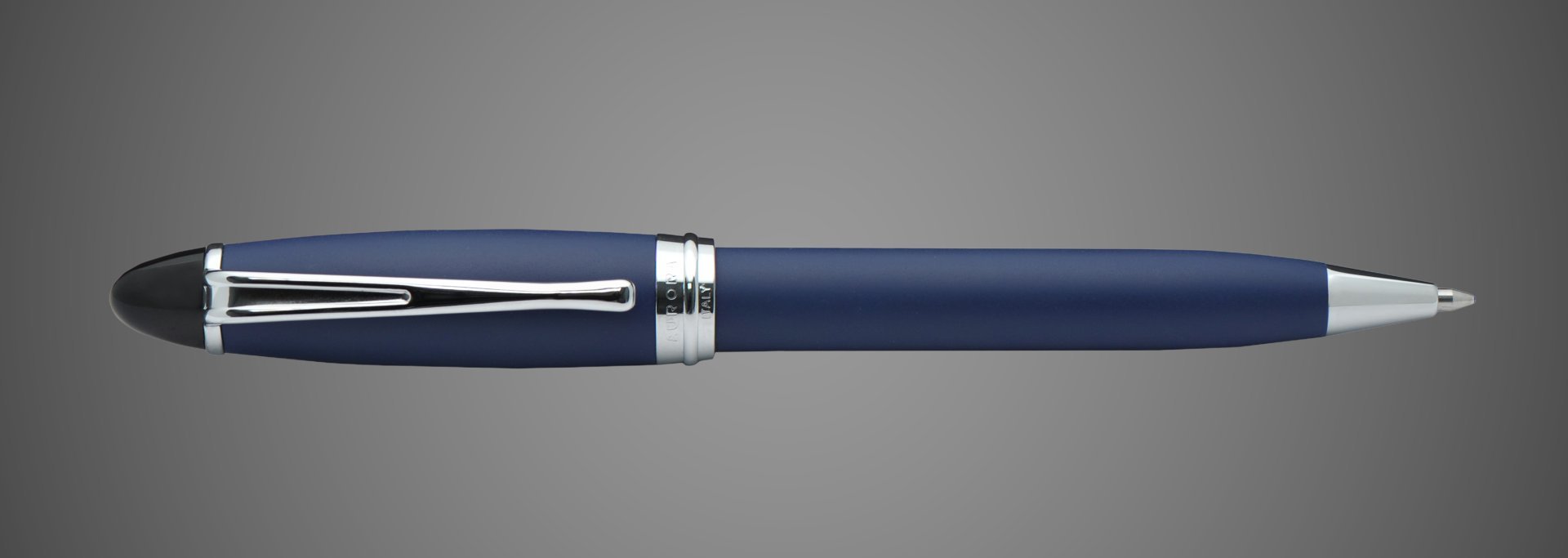 Шариковая ручка Aurora Ipsilon Satin Royale Blue CT, в подарочной коробке, Лаки и смолы: смола, хром