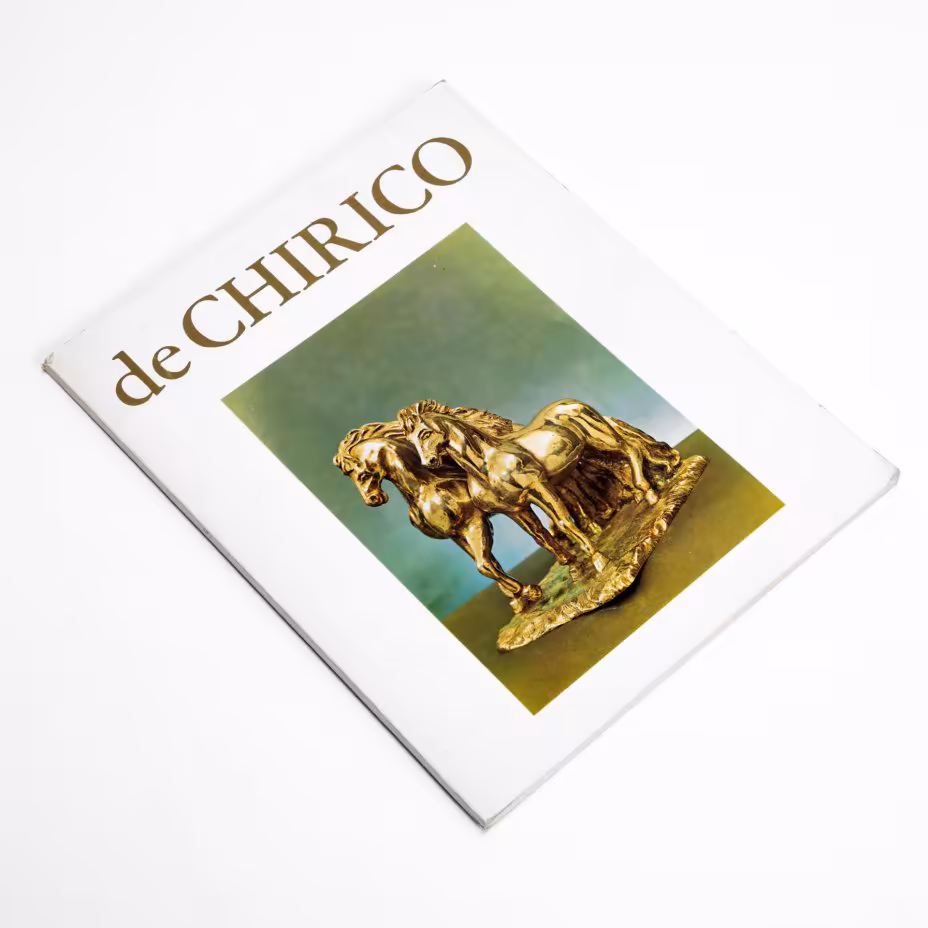 Альбом "Джорджо де Кирико" (Giorgio de Chirico) с автографом , (на итальянском языке), Galleria Ca' d'Oro