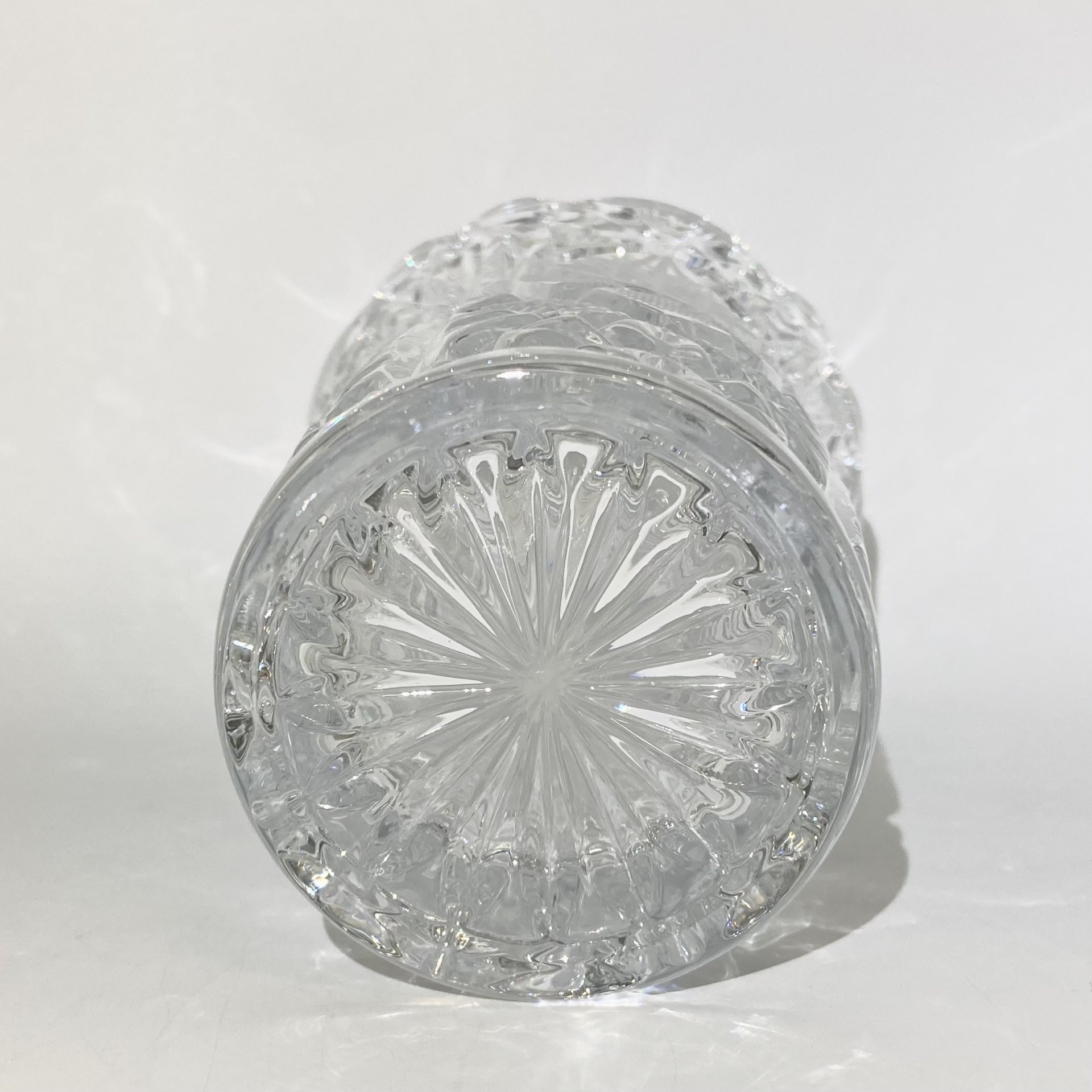 Ваза с резным декором, хрусталь, алмазная грань, СССР, 1970-1990 гг.