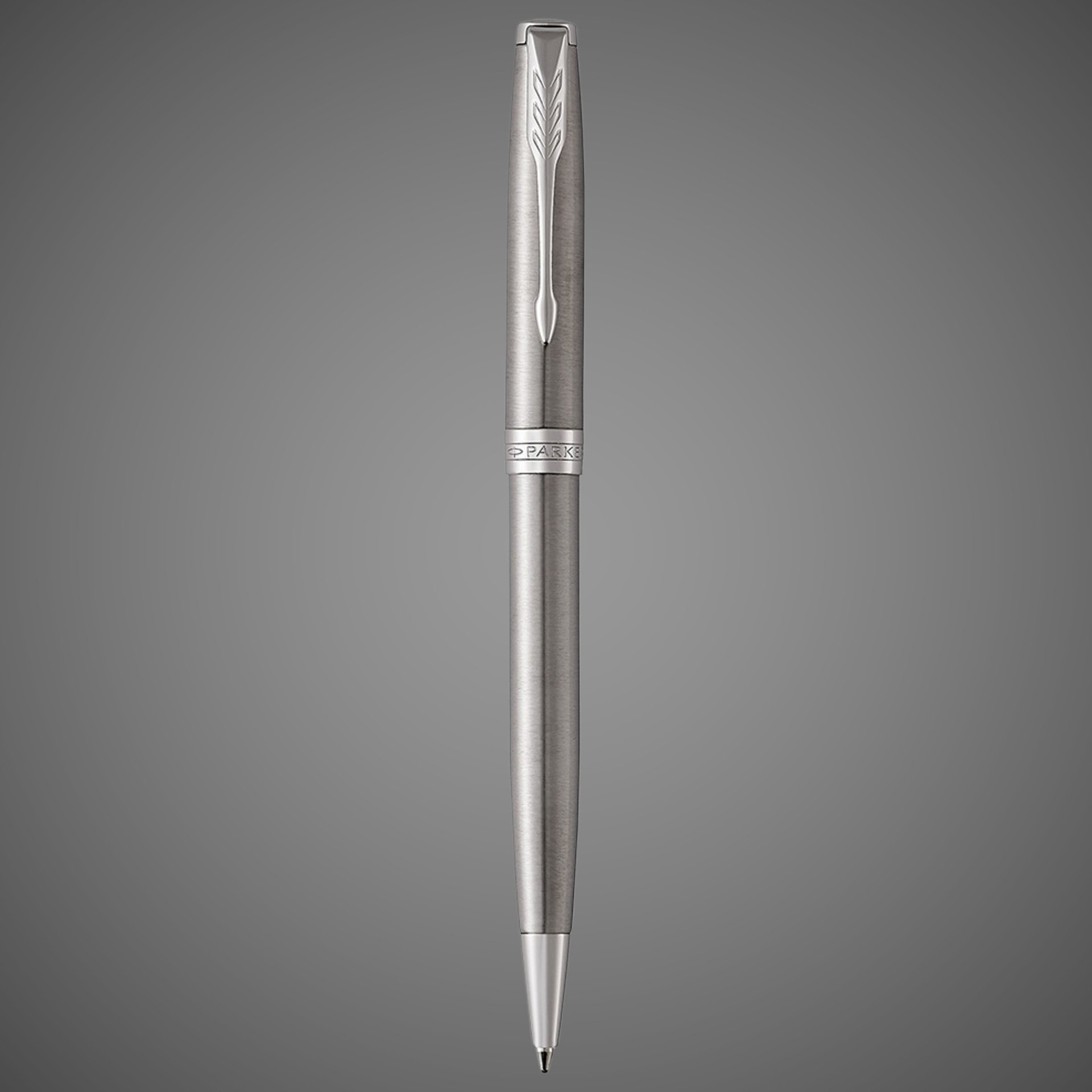 Шариковая ручка Parker Sonnet , Stainless Steel CT, стержень: M, цвет чернил: black , в подарочной упаковке, Металлы: латунь, нержавеющая сталь, палладий