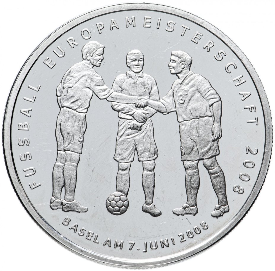 Жетон "Чемпионат Европы по футболу, Германия" 2007