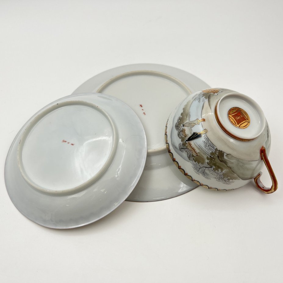 Чайное трио "Прогулка гейш ранней весной"