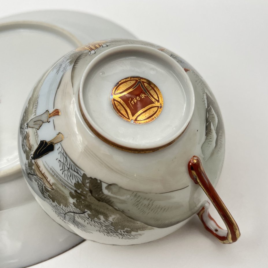 Чайное трио "Прогулка гейш ранней весной"