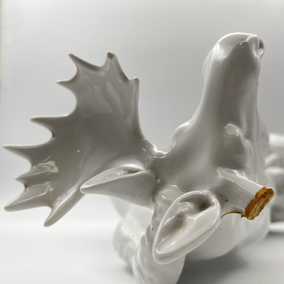 Статуэтка "Лось", скульптор Б.Я. Воробьёв (под реставрацию)