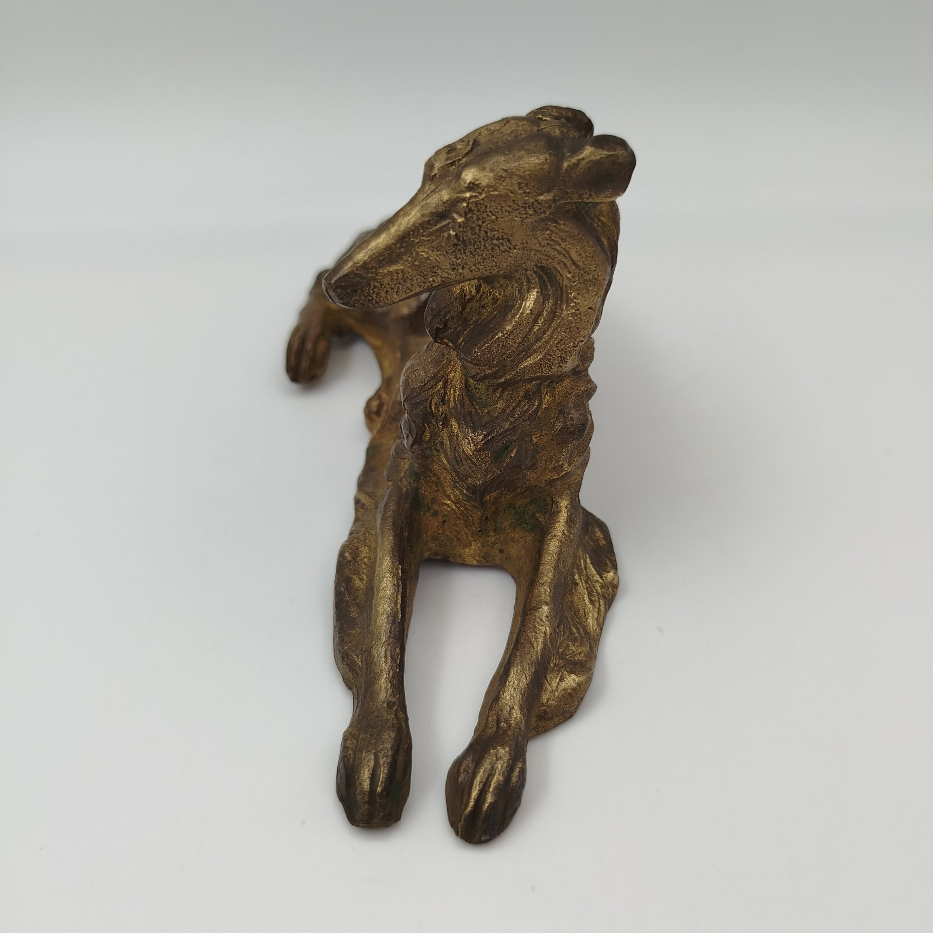 Скульптура "Борзая", бронзовый сплав, Европа, 1900-1930 гг.