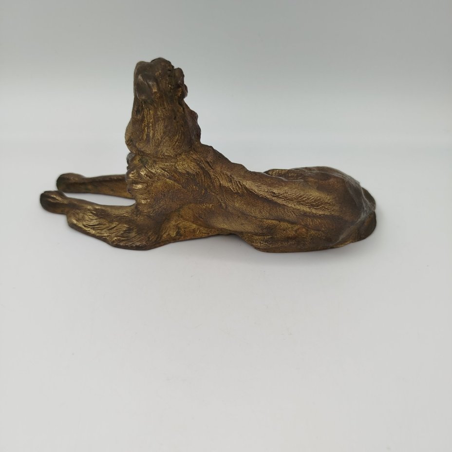 Скульптура "Борзая", бронзовый сплав