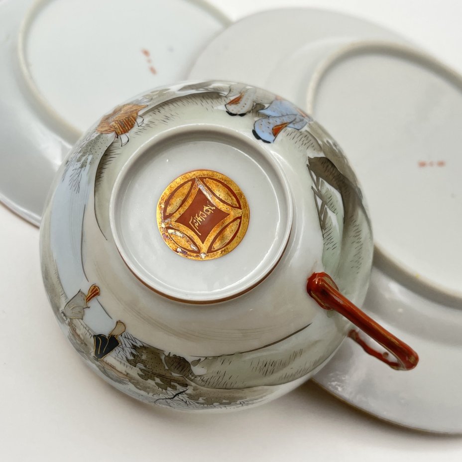 Чайное трио "Прогулка гейш ранней весной"