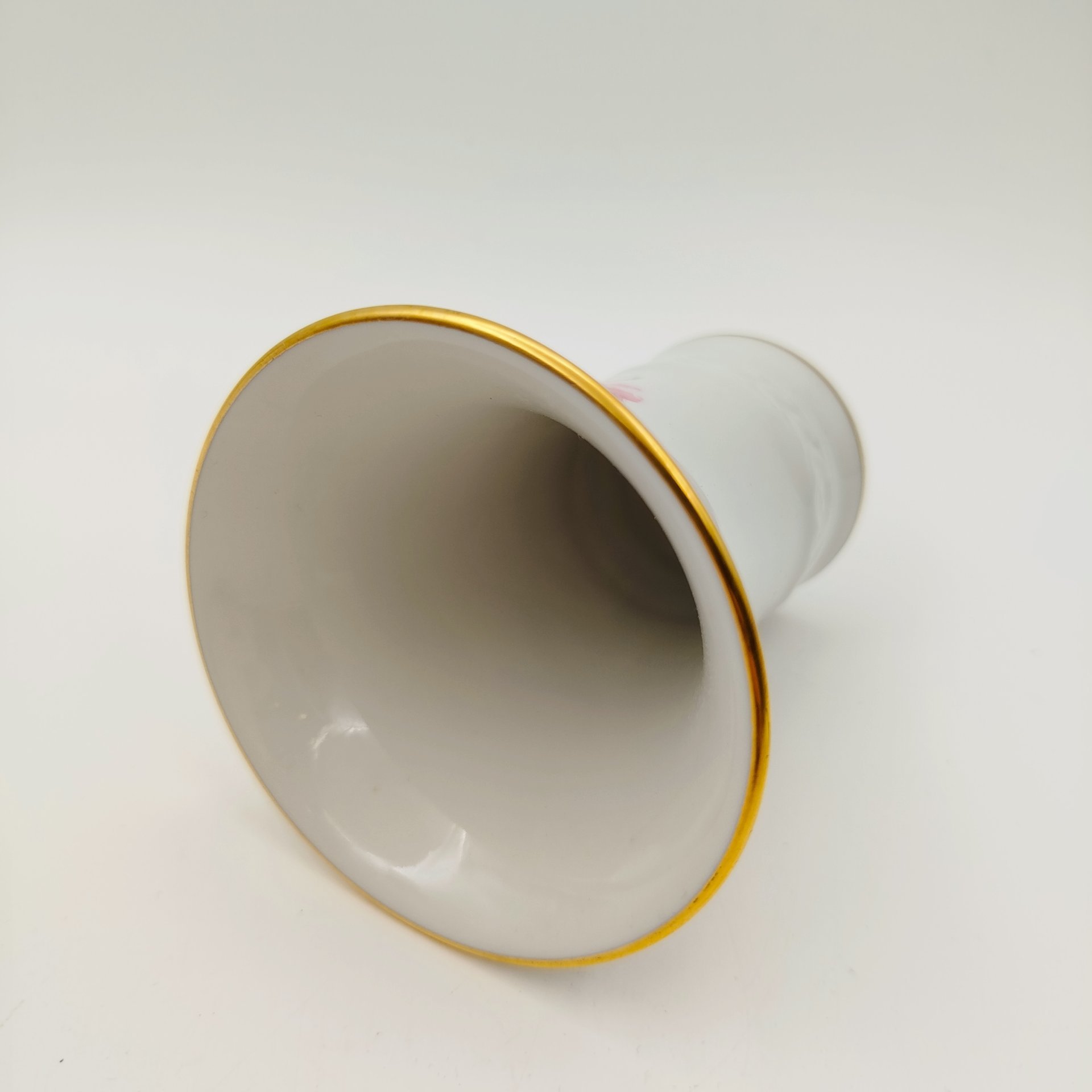 Ваза миниатюрная "Мейсенская роза", фарфор, деколь с подрисовкой, золочение, Alka-Kunst Alboth & Kaiser Bavaria, Германия, 1958-1960 гг.