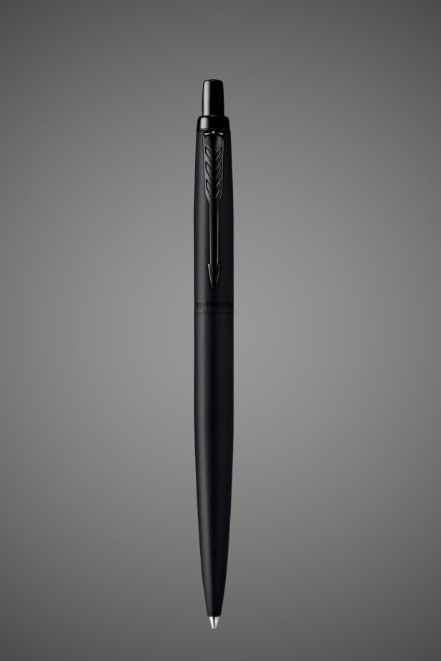Подарочный набор: Шариковая ручка Parker Jotter XL SE20 Monochrome и Ежедневник недатированный, черный срез, черный., Покрытия: PVD-покрытие, лак, нержавеющая сталь