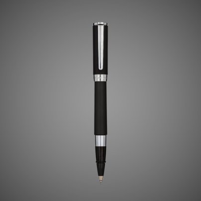 Ручка-роллер Aurora TU Resin Matt Black CT, в подарочной коробке, другой, Лаки и смолы: смола, хром