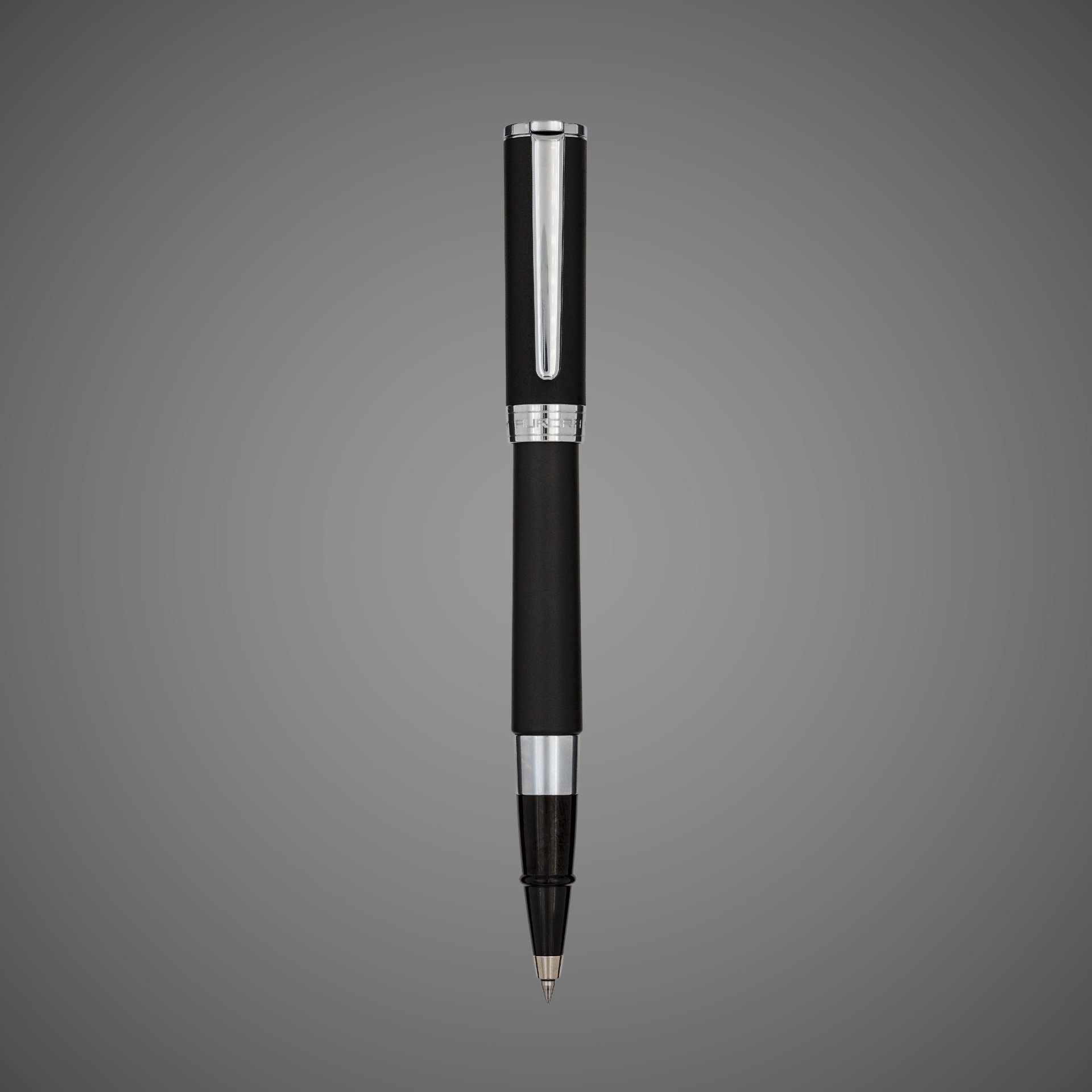 Ручка-роллер Aurora TU Resin Matt Black CT, в подарочной коробке, другой, Лаки и смолы: смола, хром
