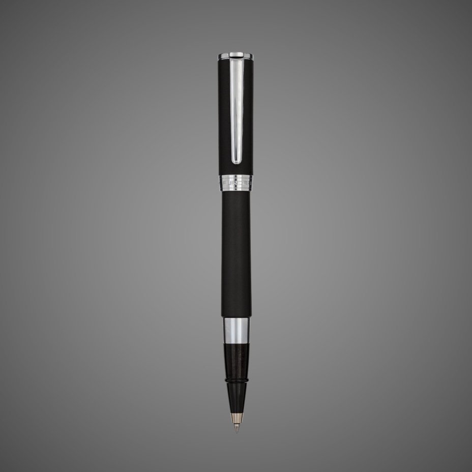 Ручка-роллер Aurora TU Resin Matt Black CT, в подарочной коробке, другой, Лаки и смолы: смола, хром