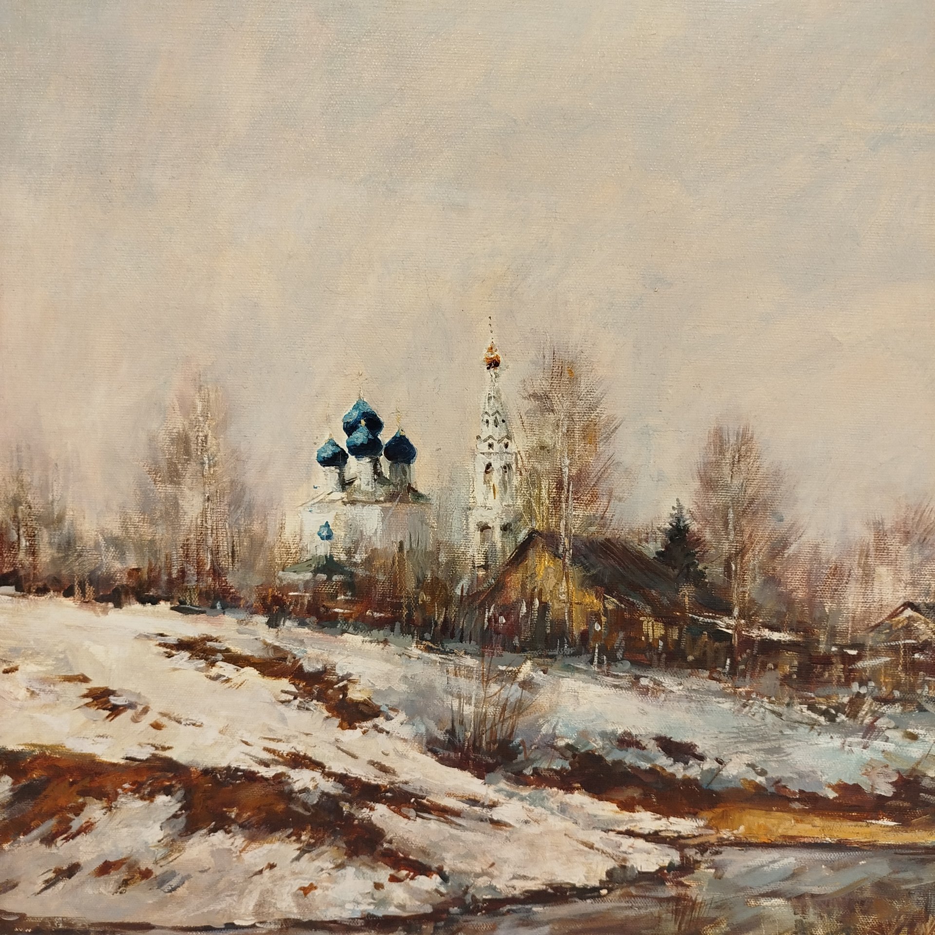 Картина "Весна", холст, масло, дерево, Российская Федерация, 2006 г.