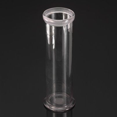 Сосуд лабораторный большого размера, с линзой на дне  цифрой "16" на бортике, стекло, Россия, 1900-1930 гг.