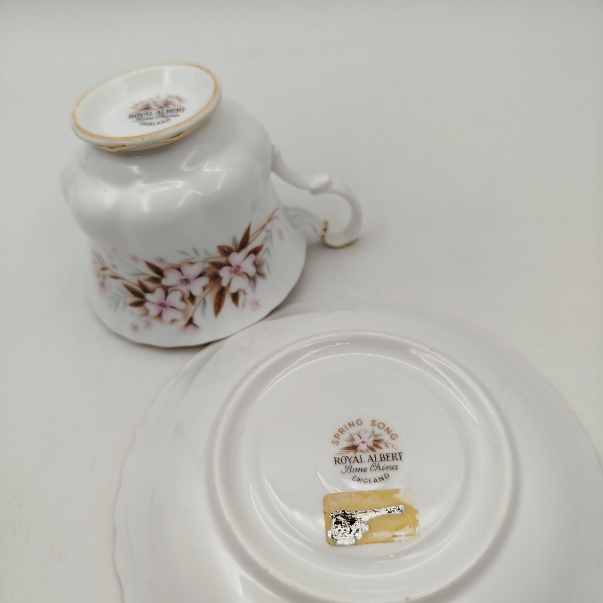 Чайная пара с нежным цветочным декором "Spring Song", Royal Albert