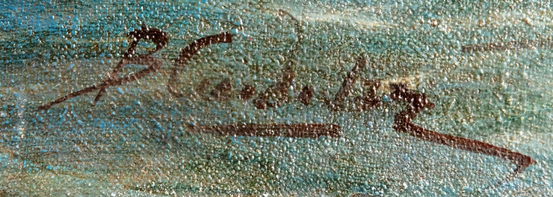 Картина "Морской пейзаж", холст, масло, дерево, СССР, 1970-1990 гг.