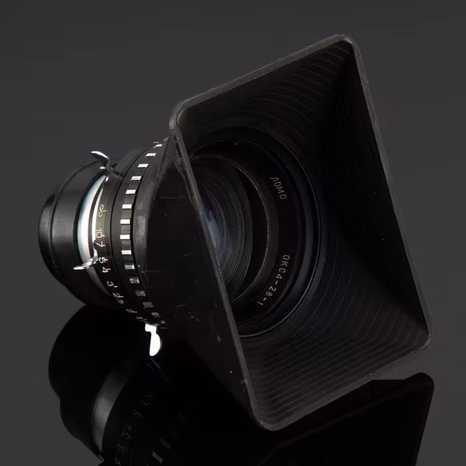 Объектив ОКС4-28-1 28 mm f/ 2.0, ЛОМО (Ленинградское оптико-механическое объединение)