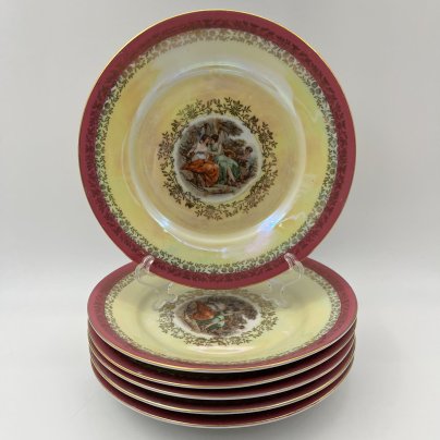 Набор из 6-ти десертных тарелок "Мадонна"